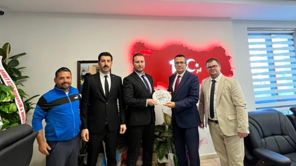 Genç MEBSEN olarak, Payas İlçe Millî Eğitim Müdürü Sayın Yusuf Çalışkan'a Ziyaret